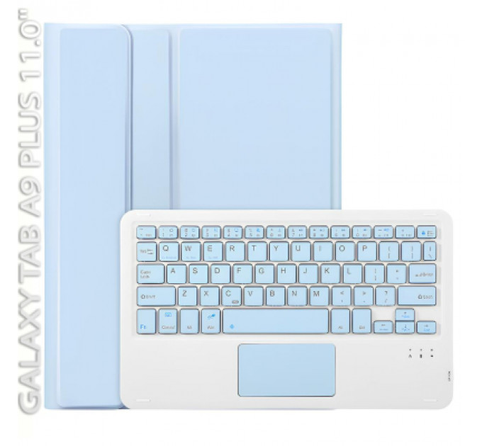 Чохол до планшета BeCover Keyboard+TouchPad Samsung Tab A9 Plus SM-X210/SM-X215/SM-X216 11.0" Light Blue (712414)