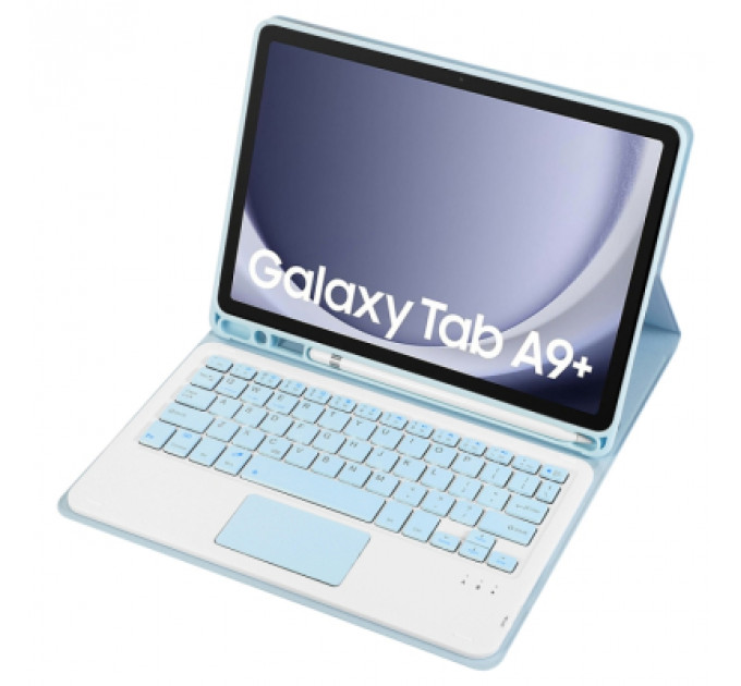 Чохол до планшета BeCover Keyboard+TouchPad Samsung Tab A9 Plus SM-X210/SM-X215/SM-X216 11.0" Light Blue (712414)
