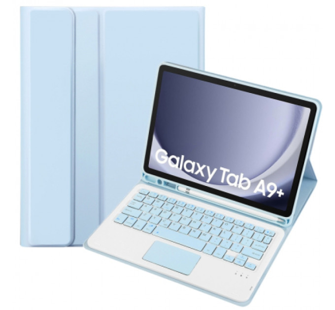Чохол до планшета BeCover Keyboard+TouchPad Samsung Tab A9 Plus SM-X210/SM-X215/SM-X216 11.0" Light Blue (712414)