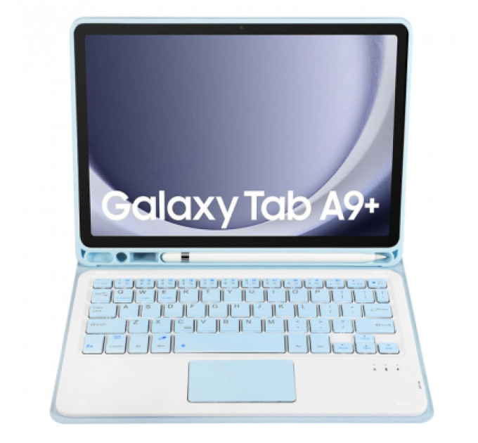 Чохол до планшета BeCover Keyboard+TouchPad Samsung Tab A9 Plus SM-X210/SM-X215/SM-X216 11.0" Light Blue (712414)