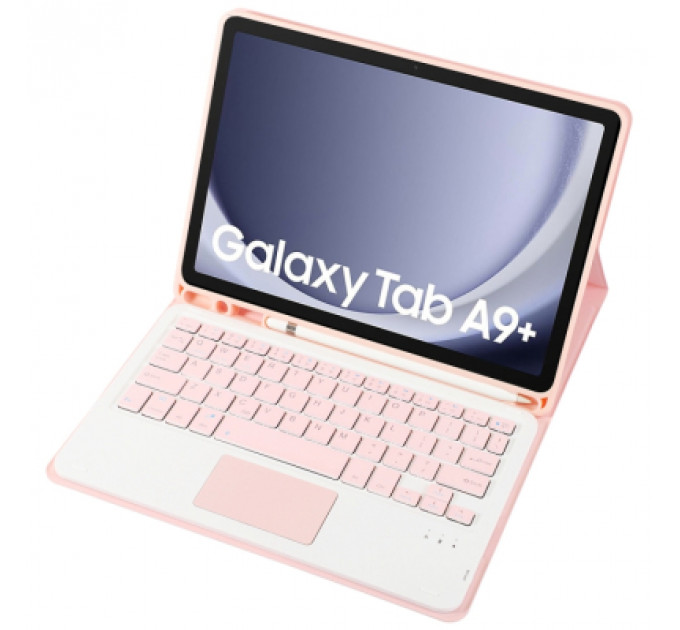 Чохол до планшета BeCover Keyboard+TouchPad Samsung Tab A9 Plus SM-X210/SM-X215/SM-X216 11.0" Pink (712415)