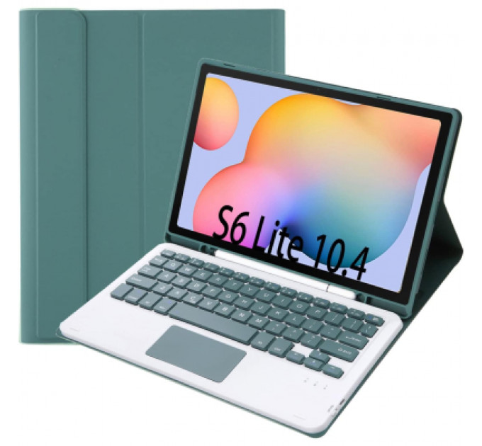Чохол до планшета BeCover Keyboard+TouchPad Samsung Tab S6 Lite 10.4 P610/P613/P615/P619 Dark Green (712363)