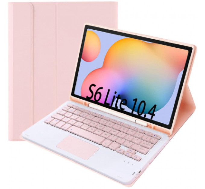 Чохол до планшета BeCover Keyboard+TouchPad Samsung Tab S6 Lite 10.4 P610/P613/P615/P619 Pink (712365)