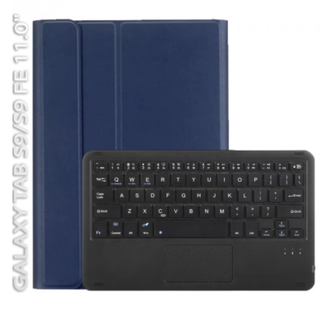 Чохол до планшета BeCover Keyboard+TouchPad Samsung Tab S9 (SM-X710/SM-X716)/S9 FE (SM-X510/SM-X516B) 11.0" Deep Blue (712418)