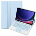 Чохол до планшета BeCover Keyboard+TouchPad Samsung Tab S9 (SM-X710/SM-X716)/S9 FE (SM-X510/SM-X516B) 11.0" Light Blue (712420)