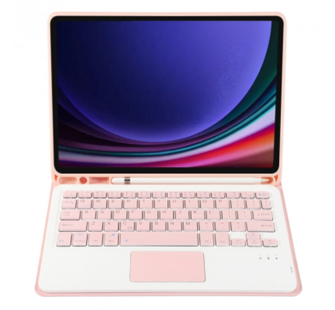 Чохол до планшета BeCover Keyboard+TouchPad Samsung Tab S9 (SM-X710/SM-X716)/S9 FE (SM-X510/SM-X516B) 11.0" Pink (712421)