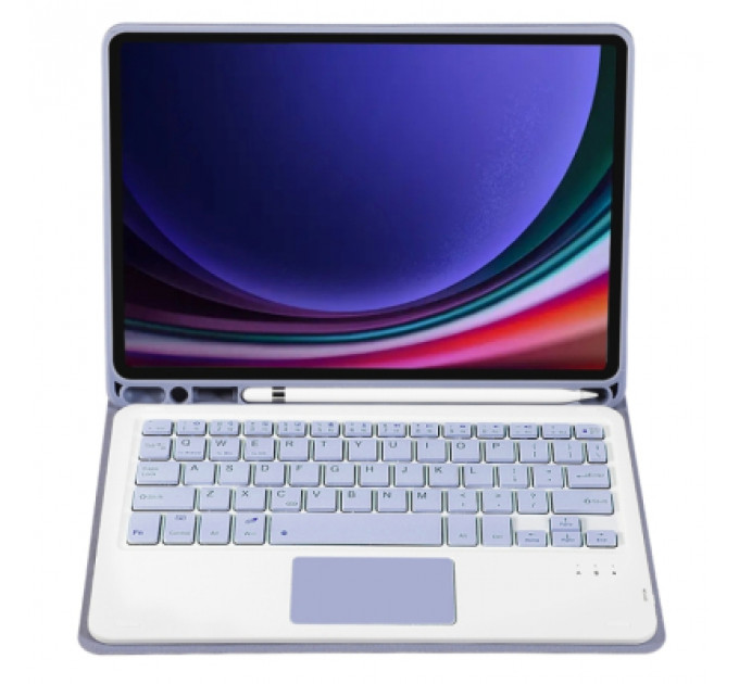 Чохол до планшета BeCover Keyboard+TouchPad Samsung Tab S9 (SM-X710/SM-X716)/S9 FE (SM-X510/SM-X516B) 11.0" Purple (712422)