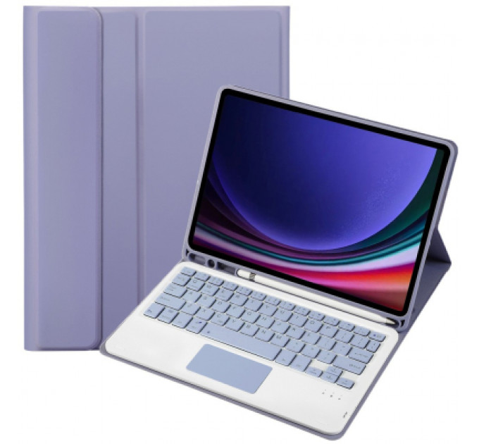 Чохол до планшета BeCover Keyboard+TouchPad Samsung Tab S9 (SM-X710/SM-X716)/S9 FE (SM-X510/SM-X516B) 11.0" Purple (712422)