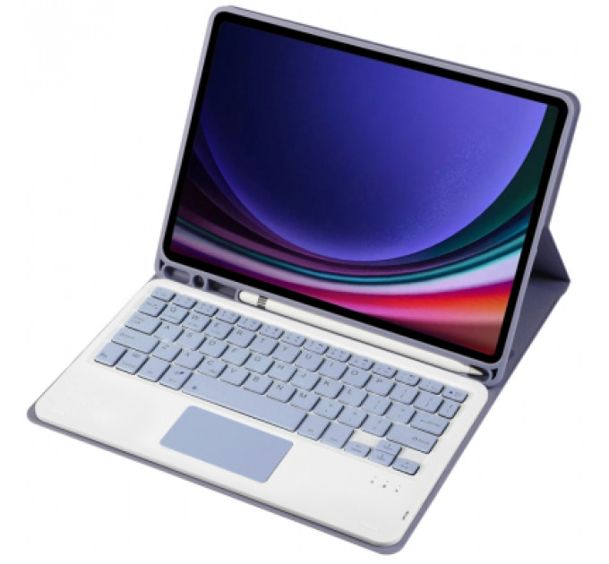 Чохол до планшета BeCover Keyboard+TouchPad Samsung Tab S9 (SM-X710/SM-X716)/S9 FE (SM-X510/SM-X516B) 11.0" Purple (712422)