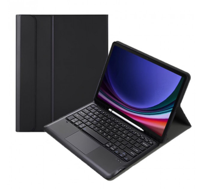Чохол до планшета BeCover Keyboard+TouchPad Samsung Tab S9 Plus (SM-X810/SM-X816)/S9 FE Plus (SM-X610/SM-X616) 12.4" Black (712368)