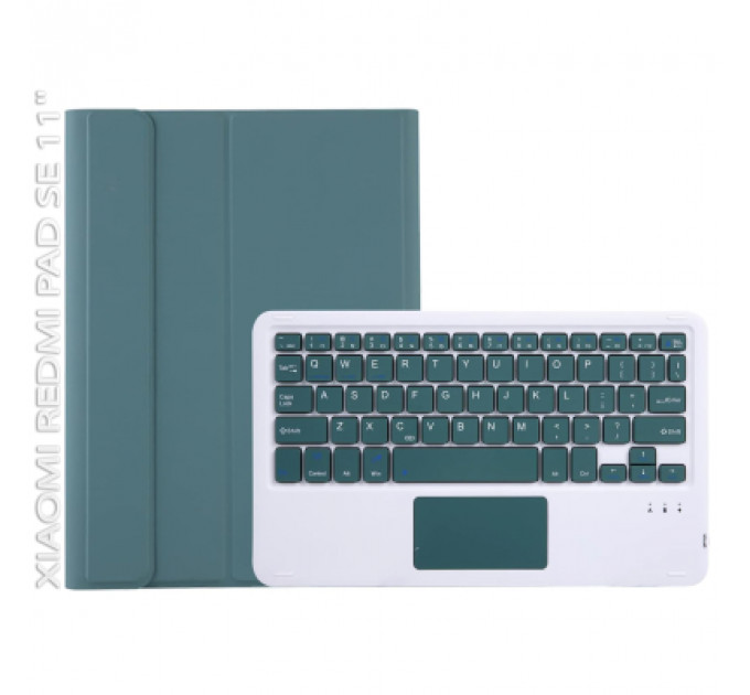 Чохол до планшета BeCover Keyboard+TouchPad Xiaomi Redmi Pad SE 11" Dark Green (712397)