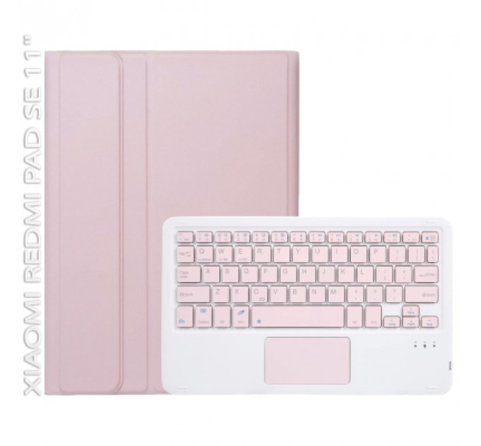 Чохол до планшета BeCover Keyboard+TouchPad Xiaomi Redmi Pad SE 11" Pink (712399)