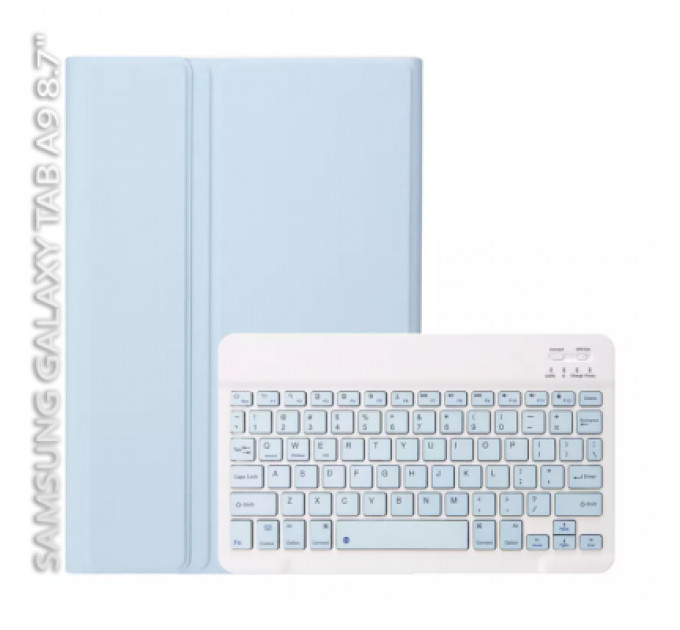 Чохол до планшета BeCover Keyboard Samsung Tab A9 SM-X115 8.7" Light Blue (712358)