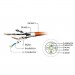 Cablexpert Патч-корд 3м S/FTP Cat 6A CU LSZH black Cablexpert (PP6A-LSZHCU-BK-3M)