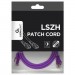 Cablexpert Патч-корд 3м S/FTP Cat 6A CU LSZH violet Cablexpert (PP6A-LSZHCU-V-3M)