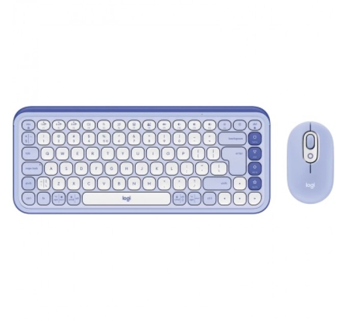 Комплект Logitech POP Icon Combo Bluetooth UA Lilac (920-013078)