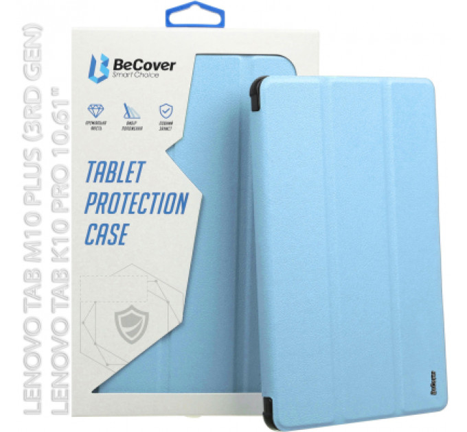 Чохол до планшета BeCover Flexible TPU Mate Lenovo Tab M10 Plus TB-125F (3rd Gen)/K10 Pro TB-226 10.61" Blue (712523)