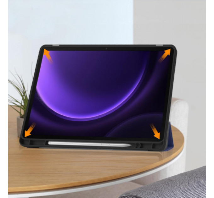 Чохол до планшета BeCover Flexible TPU Mate Samsung Tab S9 (SM-X710/SM-X716)/S9 FE (SM-X510/SM-X516B) 11.0" Deep Blue (712528)