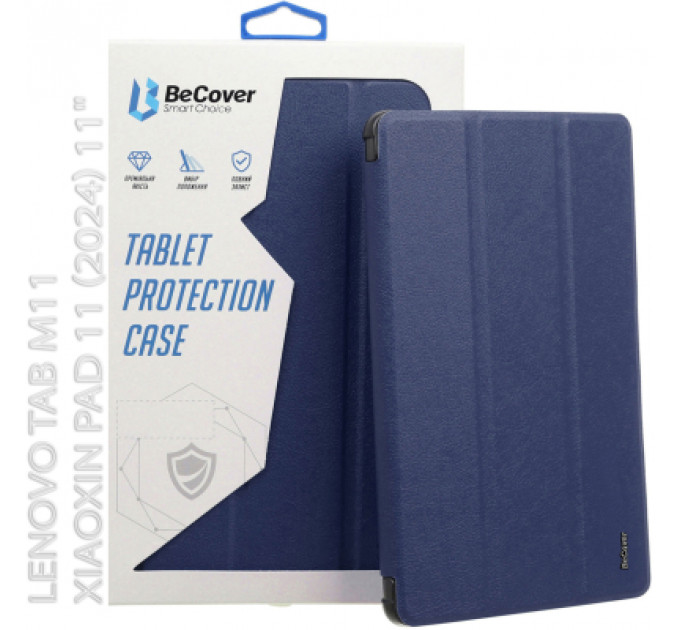 Чохол до планшета BeCover Soft Edge Lenovo Tab M11 (2024) TB-TB330FU/Xiaoxin Pad 11 (2024) 11" Deep Blue (712539)