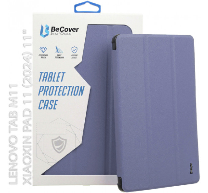 Чохол до планшета BeCover Soft Edge Lenovo Tab M11 (2024) TB-TB330FU/Xiaoxin Pad 11 (2024) 11" Purple (712544)