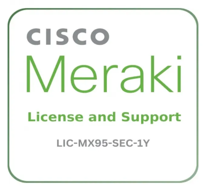 Програмна продукція Meraki LIC-MX95-SEC-1Y