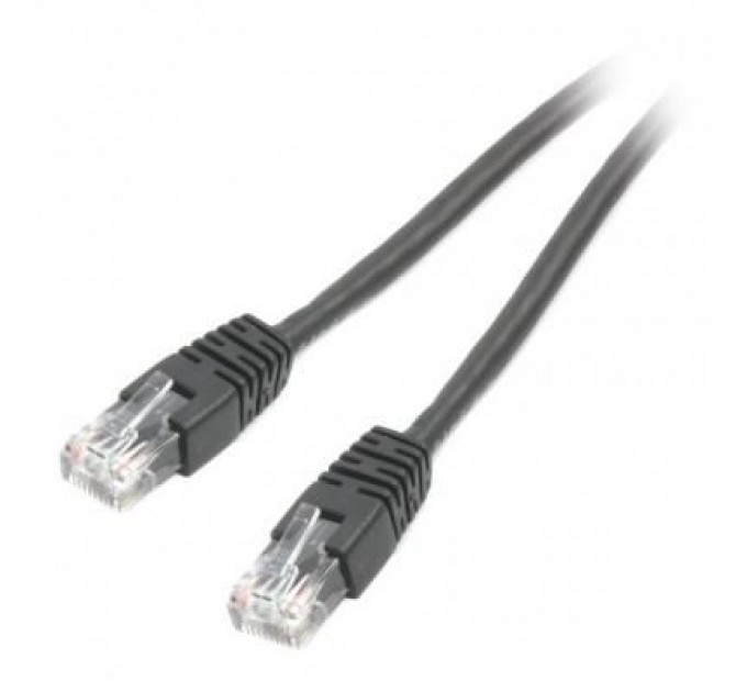 Cablexpert Патч-корд 5м UTP cat 6 CCA black Cablexpert (PP6U-5M/BK)