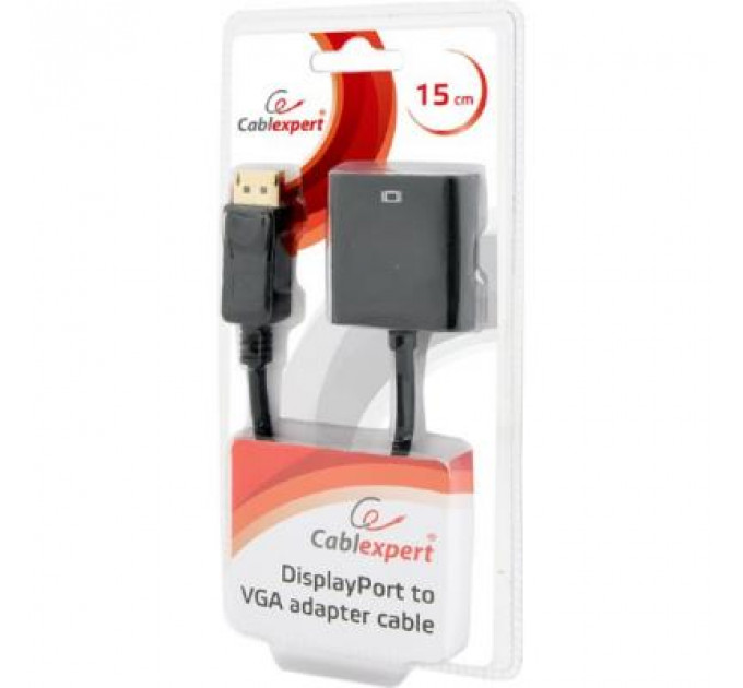 Перехідник DisplayPort to VGA Cablexpert (AB-DPM-VGAF-02)