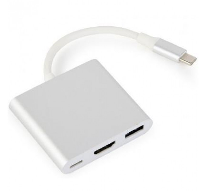 Перехідник USB Type-C to HDMI Cablexpert (A-CM-HDMIF-02-SV)
