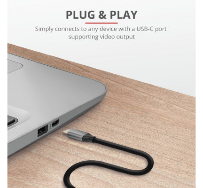 Перехідник Trust Calyx USB-C to HDMI Adapter Cable (23332_TRUST)