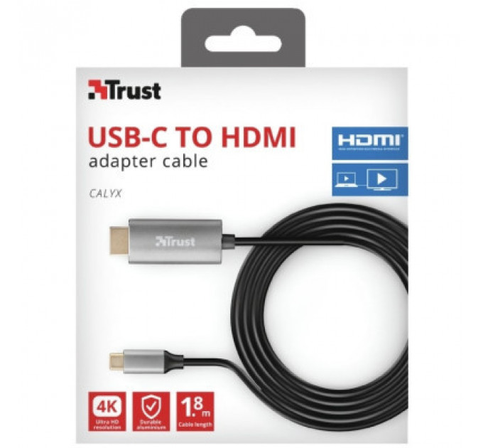 Перехідник Trust Calyx USB-C to HDMI Adapter Cable (23332_TRUST)