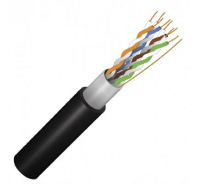 Кабель мережевий FinMark FTP 305м, CAT5e 4P 24AWG PE B Pull Box Outdoor (054594)