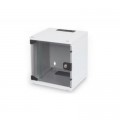 Digitus Шафа настінна Digitus 6U 10" 312x300, glass door, 30kg max, grey (DN-10-05U-1)