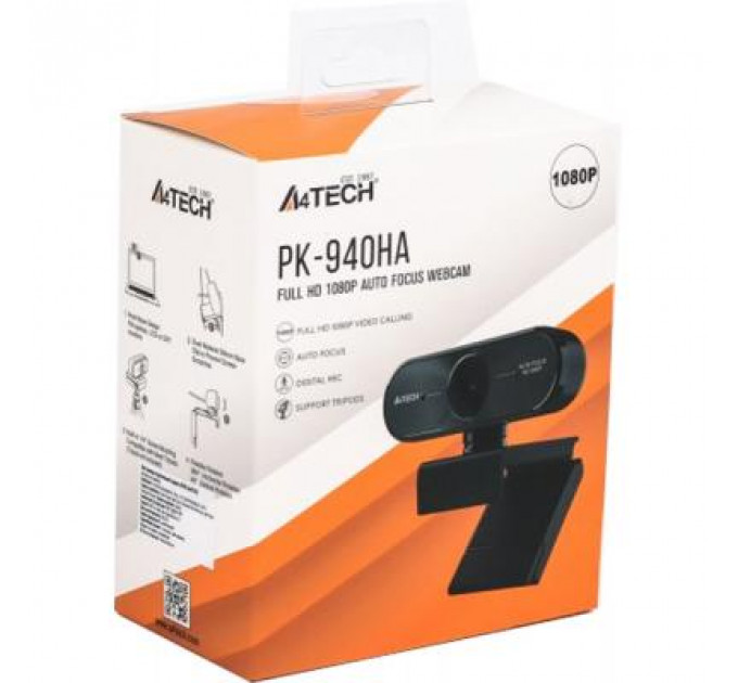 Веб-камера A4Tech PK-940HA 1080P Black (PK-940HA)