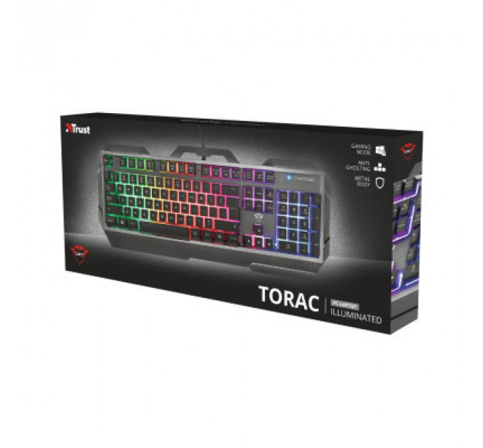 Клавіатура Trust GXT 856 Torac Illuminated Black (23577)