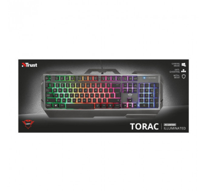 Клавіатура Trust GXT 856 Torac Illuminated Black (23577)