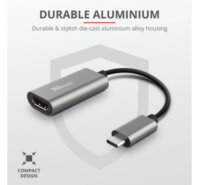 Перехідник Trust USB-C to HDMI Adapter (23774)