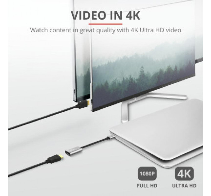 Перехідник Trust USB-C to HDMI Adapter (23774)