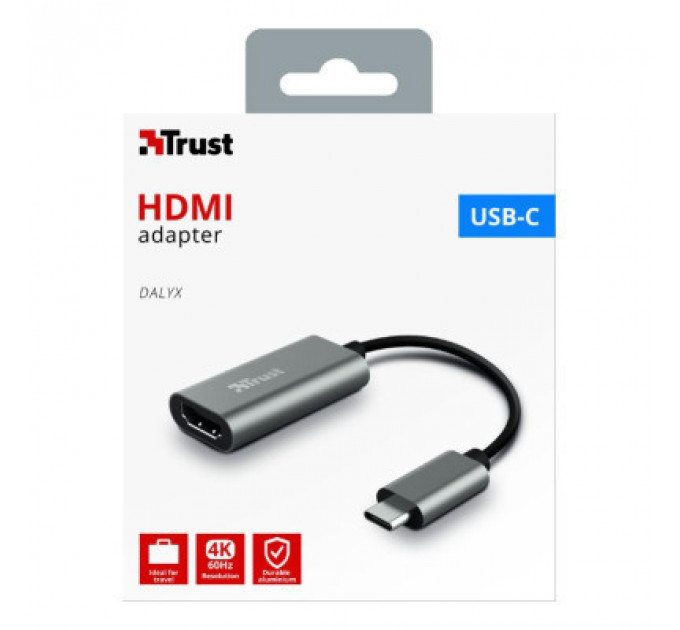 Перехідник Trust USB-C to HDMI Adapter (23774)