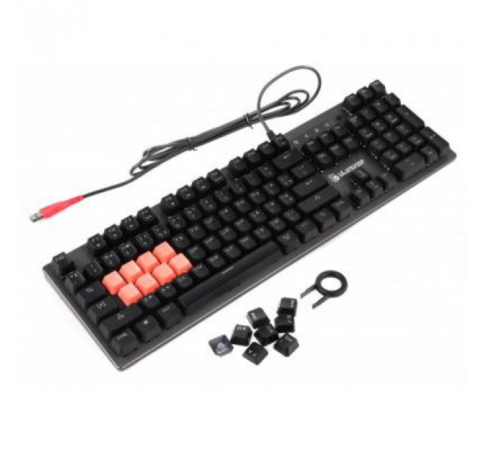 Клавіатура A4Tech Bloody B760 Green Sw Black