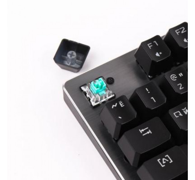 Клавіатура A4Tech Bloody B760 Green Sw Black