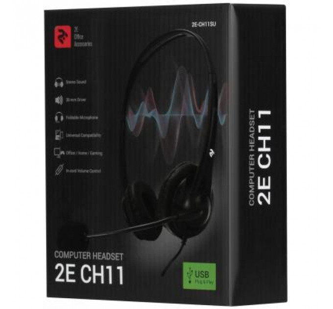 Навушники 2E CH11 USB (2E-CH11SU)