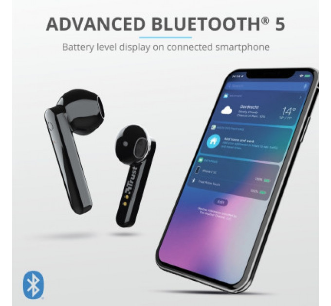 Навушники Trust Primo Touch True Wireless Mic Black (23712)