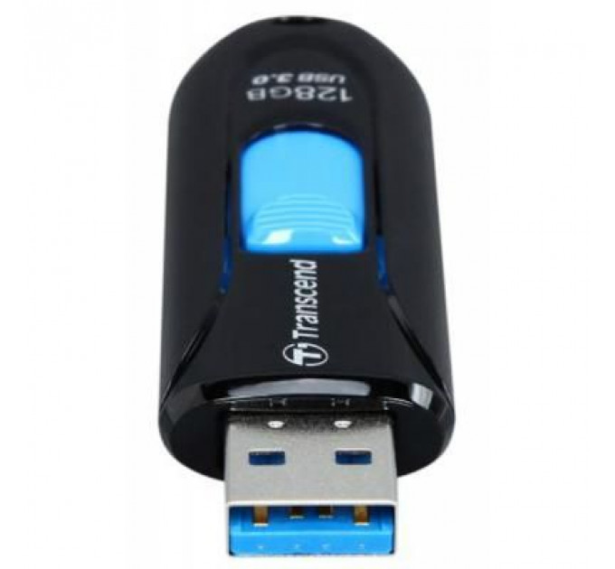 USB флеш накопичувач Transcend 128GB JetFlash 790 Black USB 3.0 (TS128GJF790K)