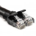 PowerPlant Патч-корд 0.5м, UTP, cat.5e, CU, black PowerPlant (CA911523)