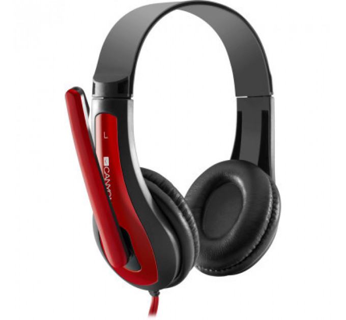 Навушники Canyon HSC-1 Black-Red (CNS-CHSC1BR)