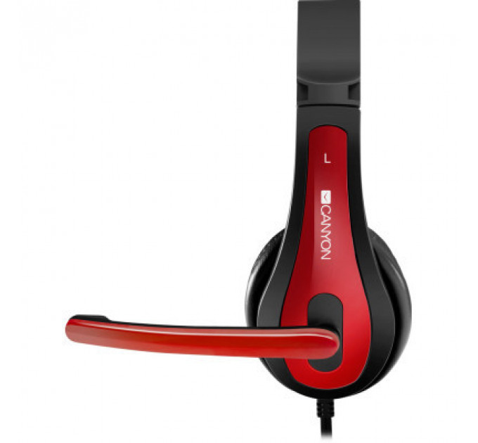 Навушники Canyon HSC-1 Black-Red (CNS-CHSC1BR)