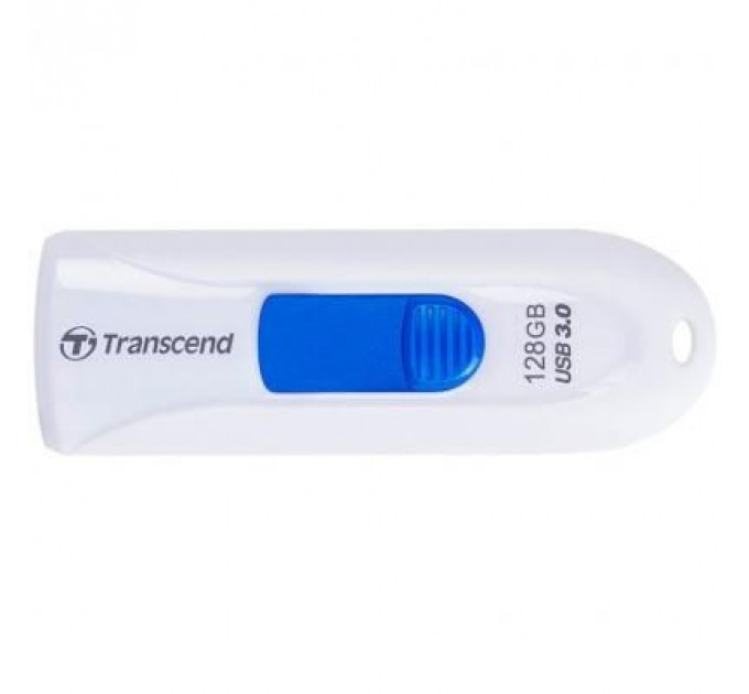USB флеш накопичувач Transcend 128GB JetFlash 790 White USB 3.0 (TS128GJF790W)