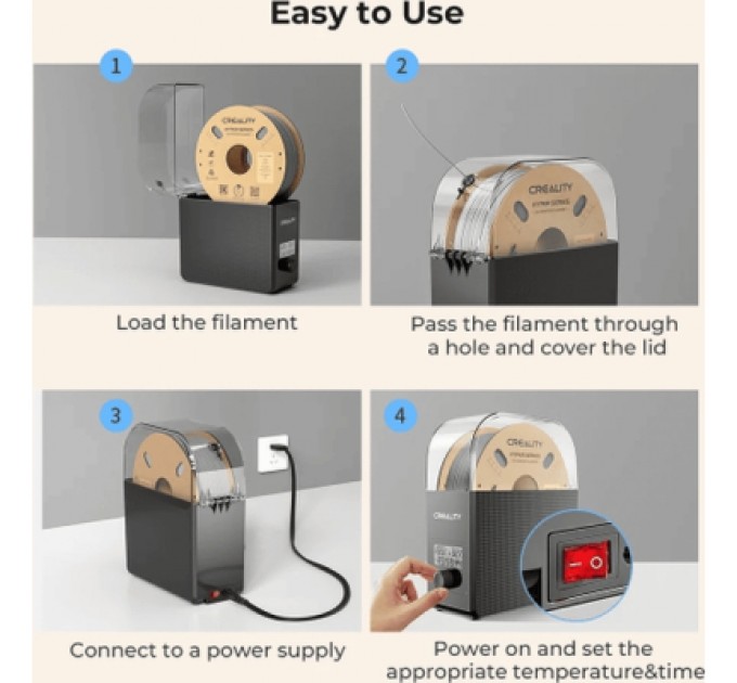 Creality Додаткове обладнання Creality Filament Dry Box 2.0 (4005010063)