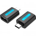 Vention Перехідник USB 2.0 Type-C to USB AF (OTG) Vention (CDTB0)