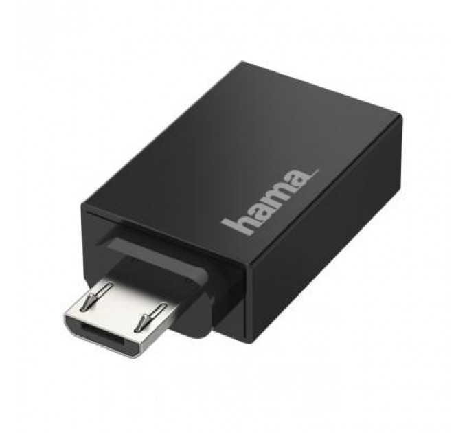 Перехідник OTG USB 2.0 AF to Micro 5P Hama (00200307)